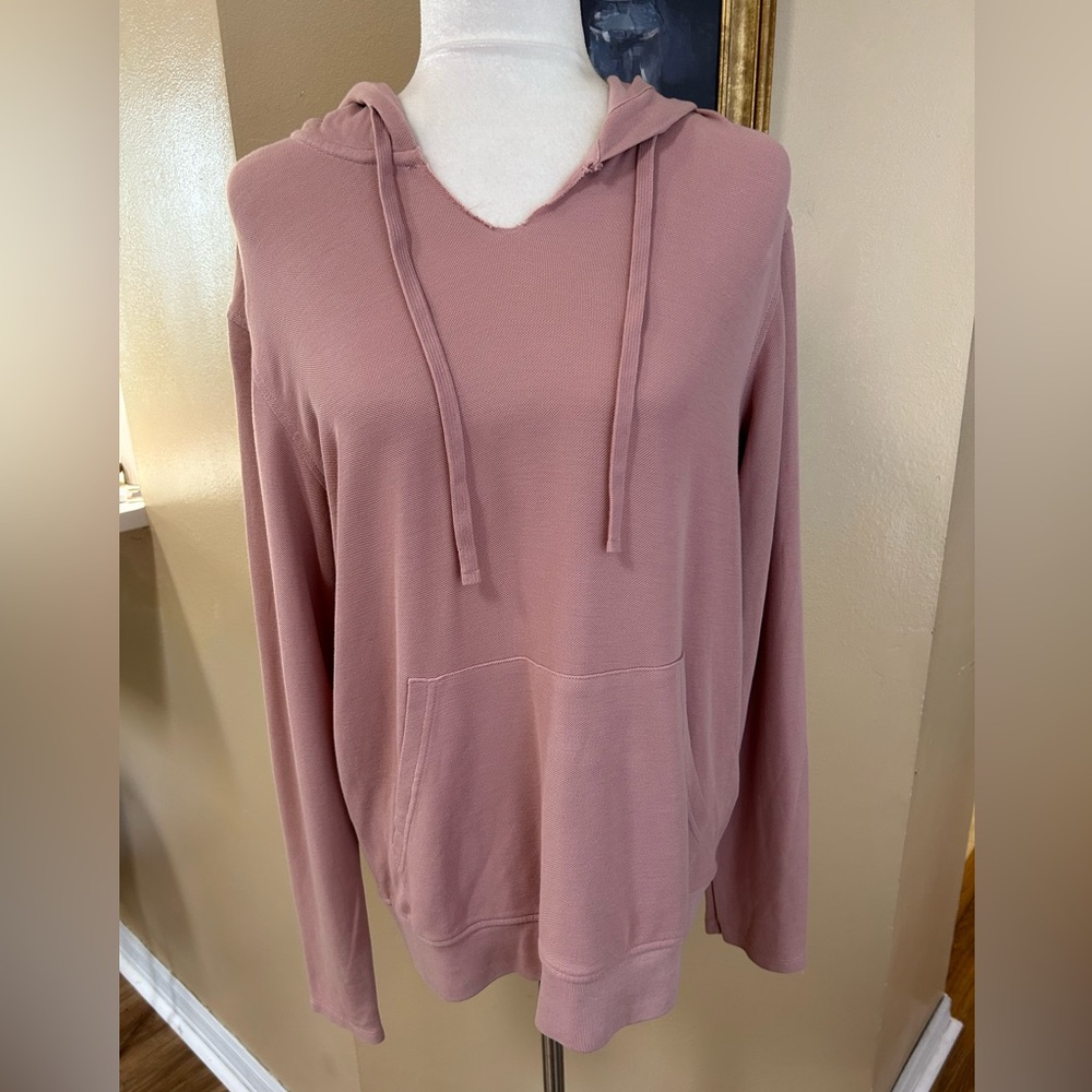 ATM Anthony Thomas Melillo Mauve Pink Lightweight Hoodie